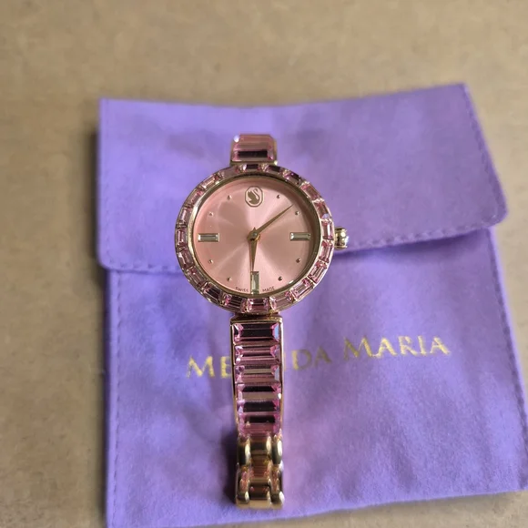 Swarovski Pink and Rose Gold Watch - Picture 3 of 9